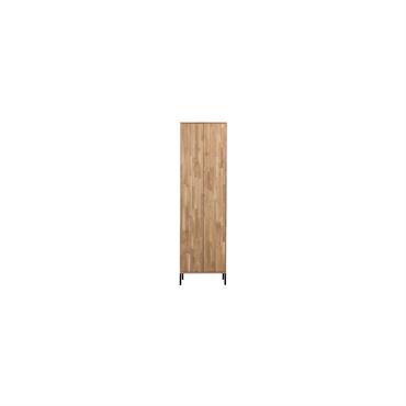 Armoire haute en bois de chêne 5 étages