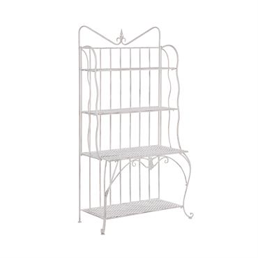 Meuble de rangement métal 94 cm 50 cm beige clair