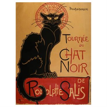 Tableau Tournée du Chat Noir Théophile Alexandre Steinlen 80x110cm