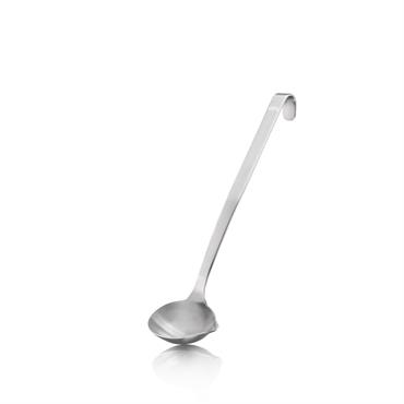 Cuillère à sauce en acier inoxydable argent
