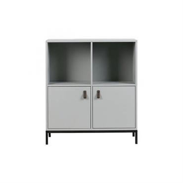 Cabinet 2 portes en bois gris