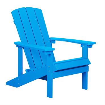 Chaise de jardin bleu