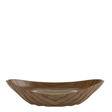 Grande coupe décorative design effet bois