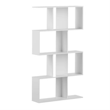 Bibliothèque effet bois blanc