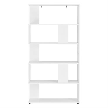 Bibliothèque design pour salon blanche 80 x 23
