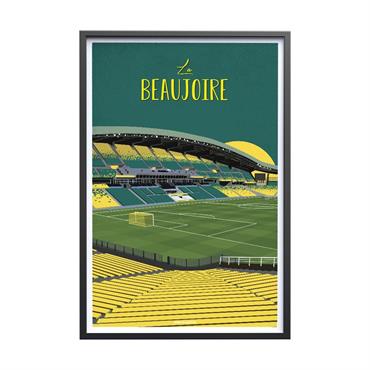 Affiche Foot - FC Nantes - Stade de la Beaujoire 30x40 cm