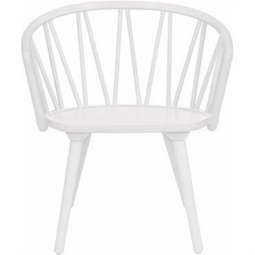 Fauteuil lounge en bouleau blanc ZigZag - Hans K