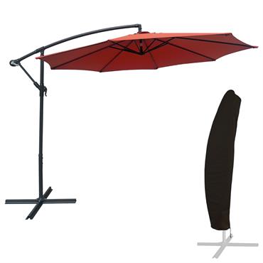 Passez d'agréables moments de détente dans votre jardin sans être gêné par le soleil grâce à notre parasol déporté OAHU. Avec envergure de 3m, la toile en polyester bénéficie d'un ...