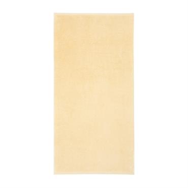 Serviette de bain en  coton jaune 70 x 140 cm