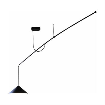 Suspension design noire 260 x 25 cm Vela - Martinelli Luce