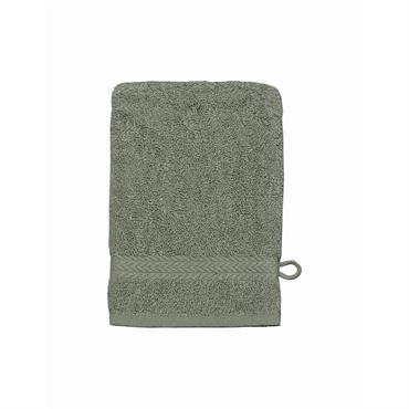 Lot de 3 gants de toilette 550 g/m²  sauge 16x22 cm