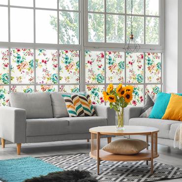 Film Occultant motif floral xl 40X200cm