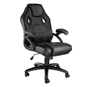 Chaise de bureau gaming Forme ergonomique noir