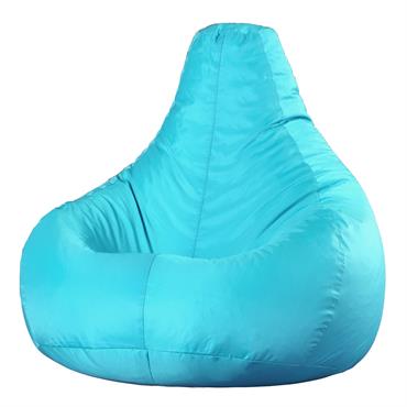 Pouf inclinable intérieur et extérieur bleu turquoise