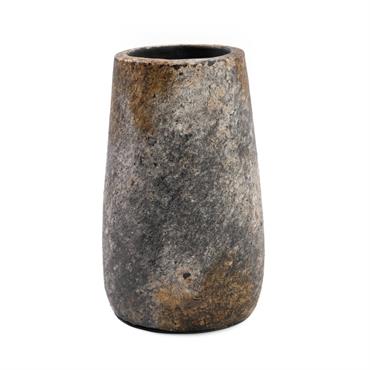Vase en terre cuite antique gris h22