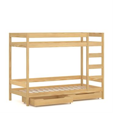 Vous pouvez adapter le lit à vos besoins - vous décidez lors du montage si vous souhaitez monter l’échelle à gauche ou à droite. Le poids maximum supporté par le ...
