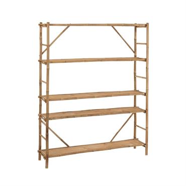 Etagère 5 étages en bambou