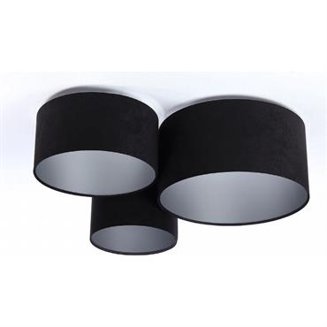 Plafonnier Tissu Noir