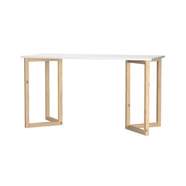 Le bureau est fait de panneau stratifié de haute qualité et de bois de pin. Une fabrication solide et une attention aux détails garantissent une utilisation à long terme du ...