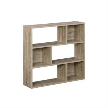 Etagère bibliothèque naturelle 3 étagères