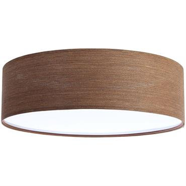 Plafonnier Tissu Bois foncé