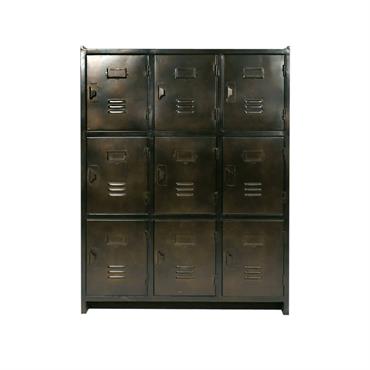 Armoire en métal marron 91