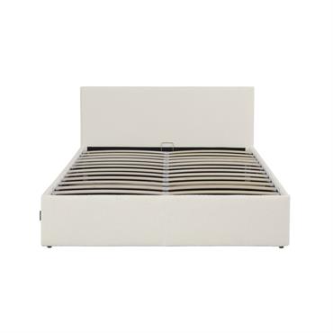 Transformez votre chambre en un espace de confort et d'élégance avec notre cadre de lit en tissu bouclette, doté d'un coffre de rangement pratique et d'une tête de lit. Ce ...