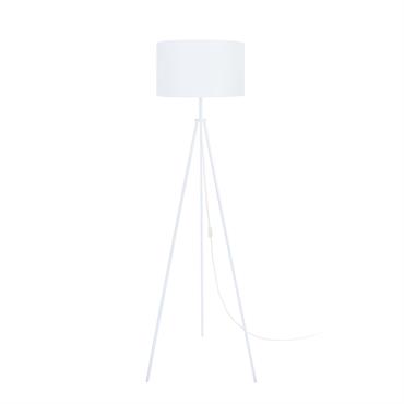 Lampadaire métal blanc