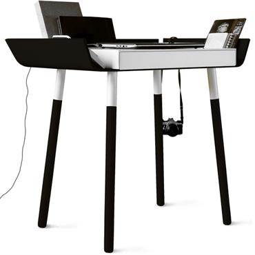 Bureau 1 tiroir noir My Writing Desk - Emko