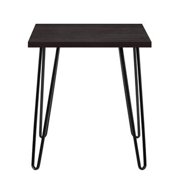 Table d'appoint en mélaminés expresso