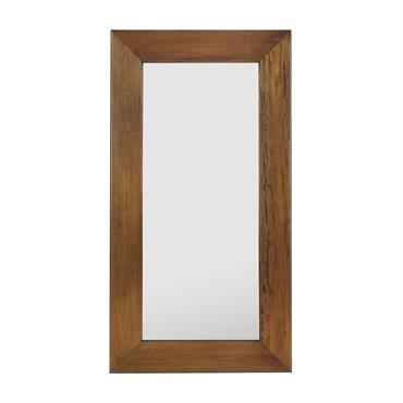 Miroir en bois marron