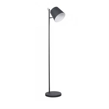Lampadaire en métal noir