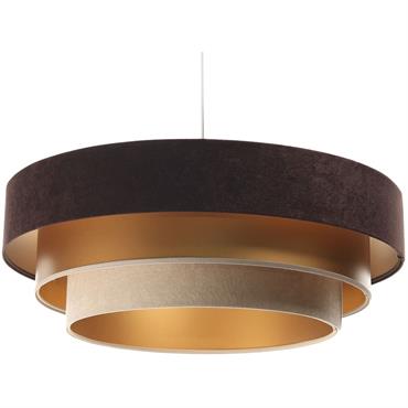 Suspension Tissu Marron 60x60x25 cm