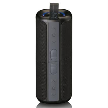 Enceinte bluetooth 2 en 1  étanche noire