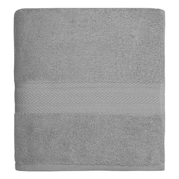 Serviette de toilette en Coton gris 50x100 cm