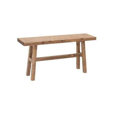 Banc en bois de sapin vieilli 100x50cm