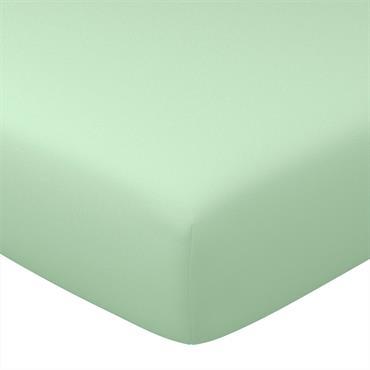 Drap-housse 140x200x28 vert jade en coton. Ce drap-housse uni bénéficie d'un support en toile pur coton de qualité supérieureApprécié pour sa fabrication soignée, sa stabilité dimensionnelle et des coloris garantis. ...