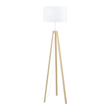 Lampadaire tissu blanc 35  cm