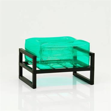Pouf design en TPU - Vert