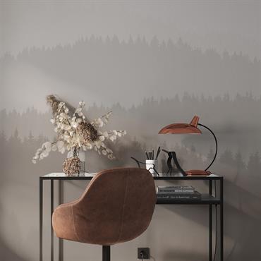 Papier peint panoramique low mountains beige 170x250cm