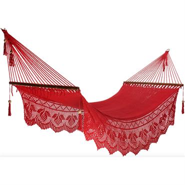 Hamac à barre Deluxe Chinandega L Rouge