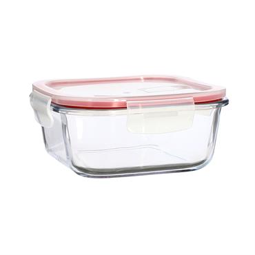 Boîte hermétique carré 800ml en verre