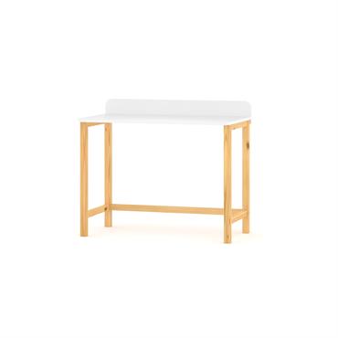 Clara Natural est un bureau scandinave minimaliste pour une chambre d'enfant ou d'adolescent, qui offrira un endroit confortable pour étudier. Il est doté d'un plateau pratique en panneau stratifié de ...