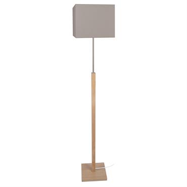 Lampadaire tissu taupe 30  cm