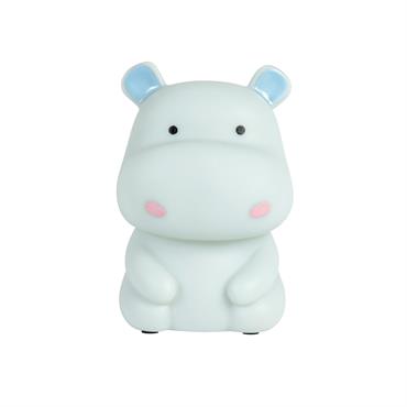 Veilleuse hippopotame vert clair