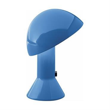 Lampe en résine bleu 22 x 28 cm Elmetto - Martinelli Luce