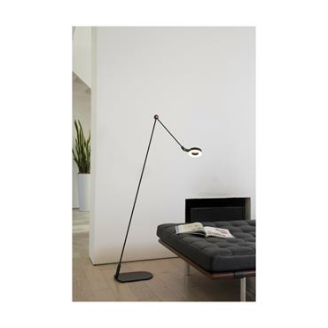 Lampadaire en aluminium noir 125 cm L'amica - Martinelli Luce