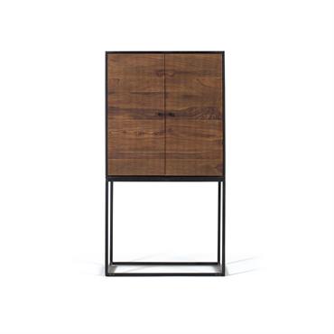Armoire en bois manguier et métal