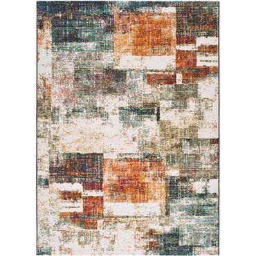 Tapis abstrait multicolore