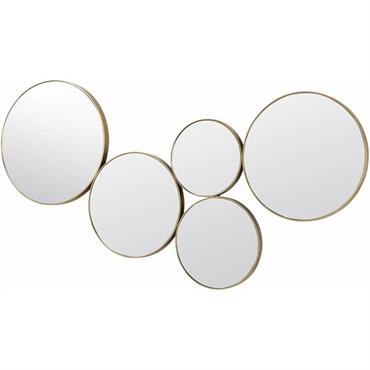 5 Miroirs muraux dorés Kunst - Broste Copenhagen